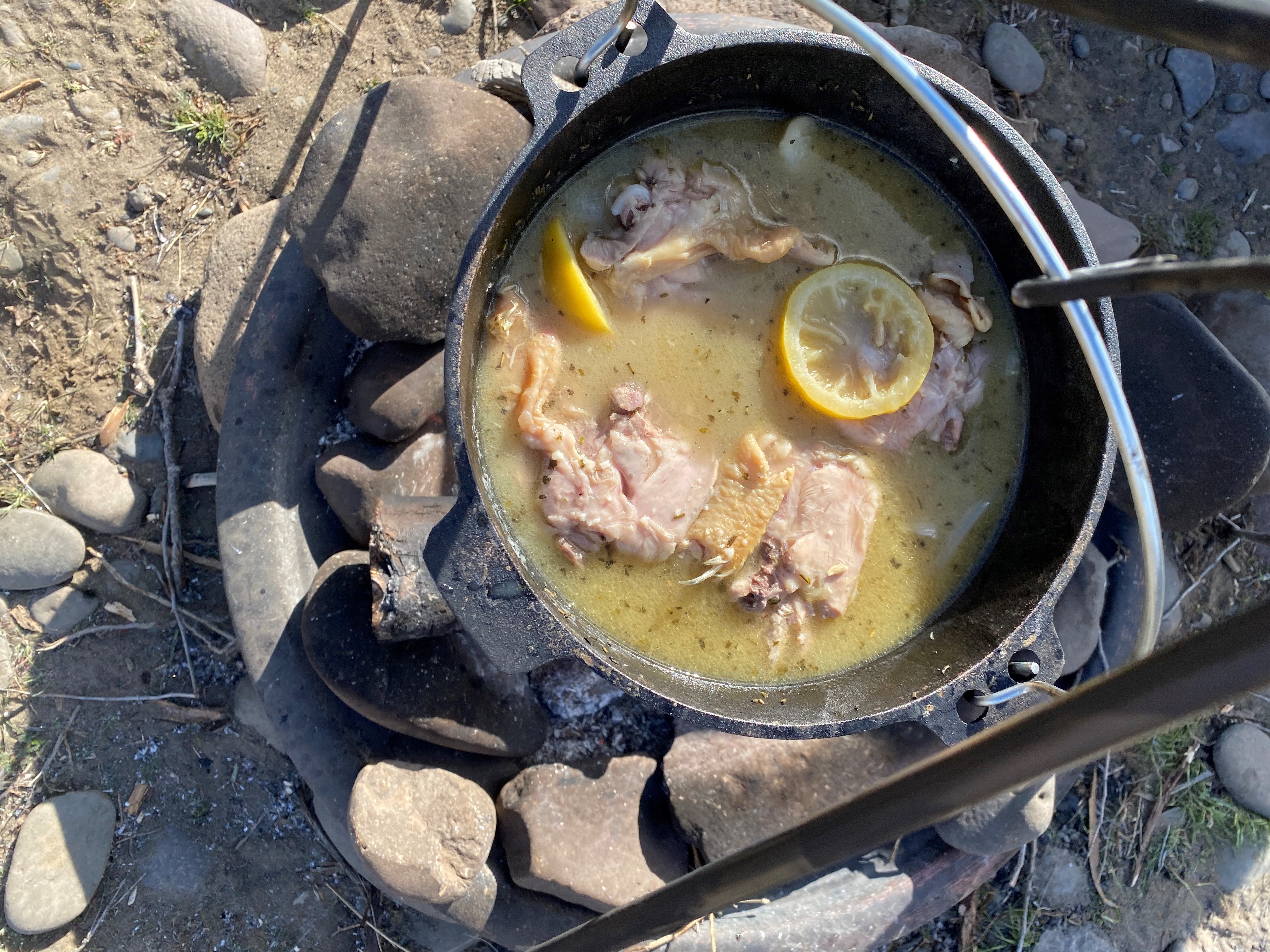 Camp Cooking Slow Cooked Lemon Chicken Pioneer Overland Co